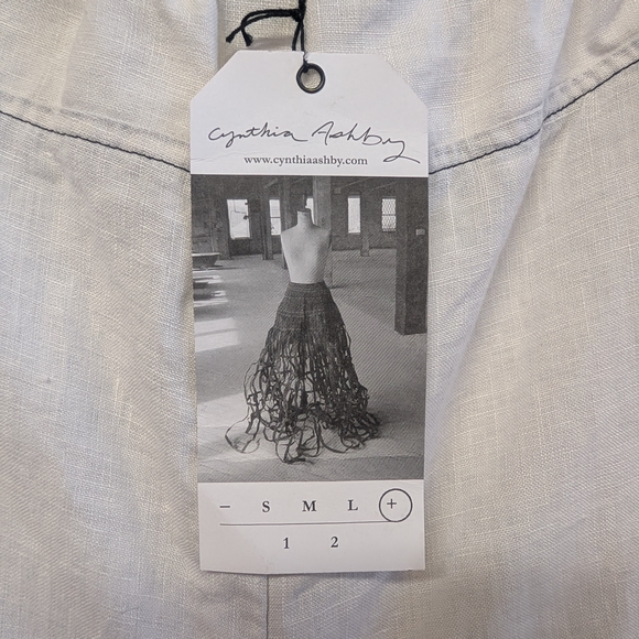 NWTO Cynthia Ashby Linen Pantaloons - Picture 3 of 9